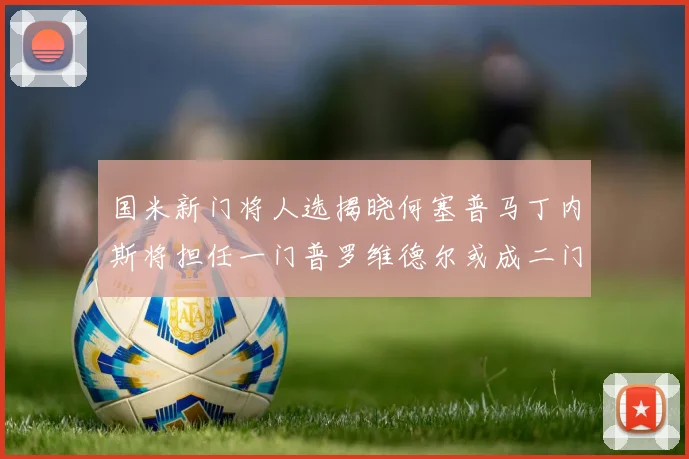 国米新门将人选揭晓何塞普马丁内斯将担任一门普罗维德尔或成二门
